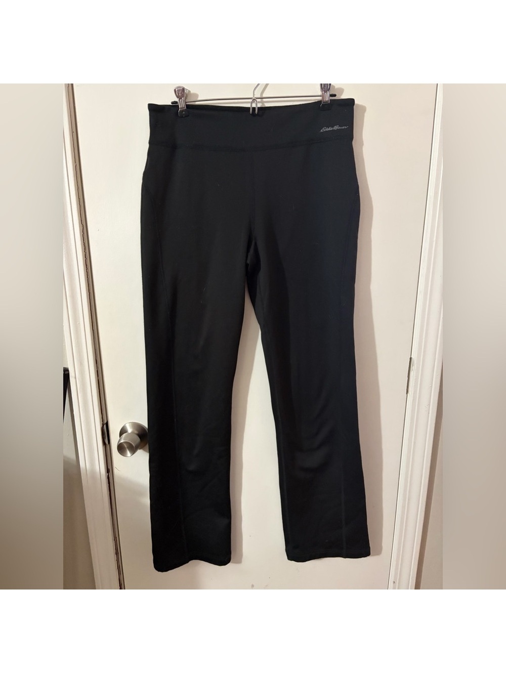 Eddie Bauer Black Women's Medium Thick Yoga Pants Tote8